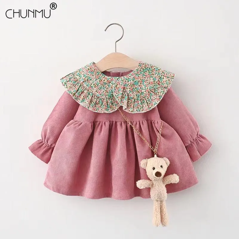 

Infant Baby Girls Clothes Set 2022 Autumn Kids Clothes Casual Long Sleeve Plaid Dress Suit Children Clothing Dresses For Girls
