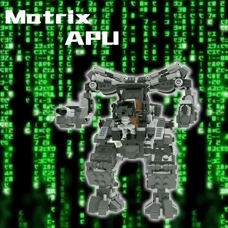 MOC-91373 научная фантастика фильм Mecha Zion машина монстр-кирпич модель матрица APU робот