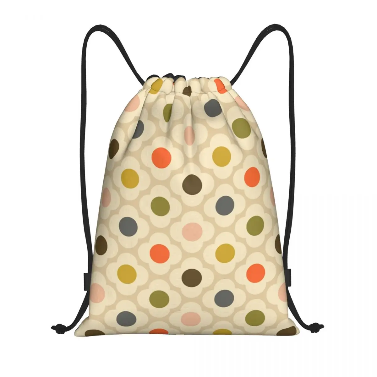 

Orla Kiely Flower Spot Summer Drawstring Backpack Women Men Sport Gym Sackpack Foldable Scandinavian Floral Training Bag Sack