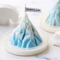 iceberg silicone candle mold resin snow mountain beeswax wax melt clay molds for candle making arts crafts decoration