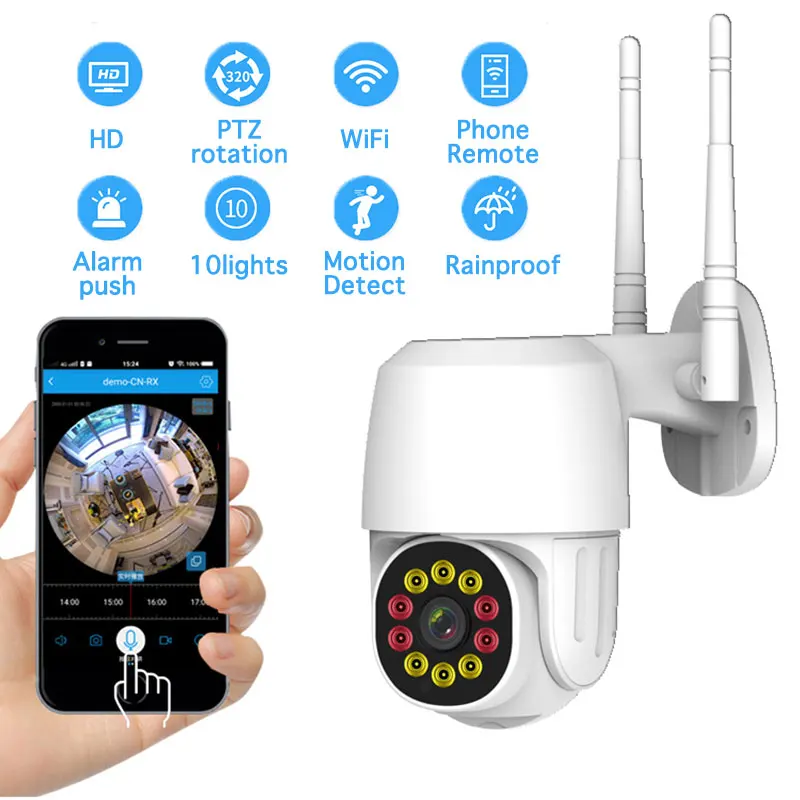 

IP-камера для системы видеонаблюдения, 1080P, Wi-Fi, 128 ГБ