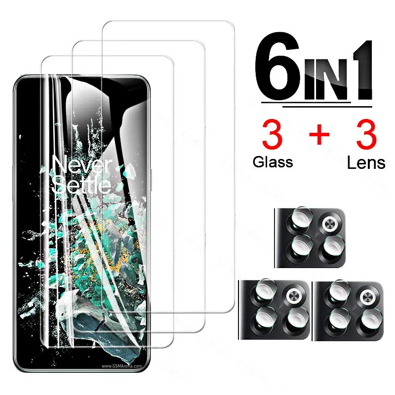 

Полное покрытие для OnePlus 10T Ace Pro 10r 150 Вт защита для экрана 1 + 10T закаленная Защитная пленка для объектива камеры Nord N20 Se стекло