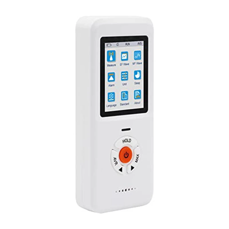 

1 Pcs EMF Meter 3In1 Rechargeable Electromagnetic Field Radiation Detector Handheld Digital EMF Detector With LCD For EF RF MF