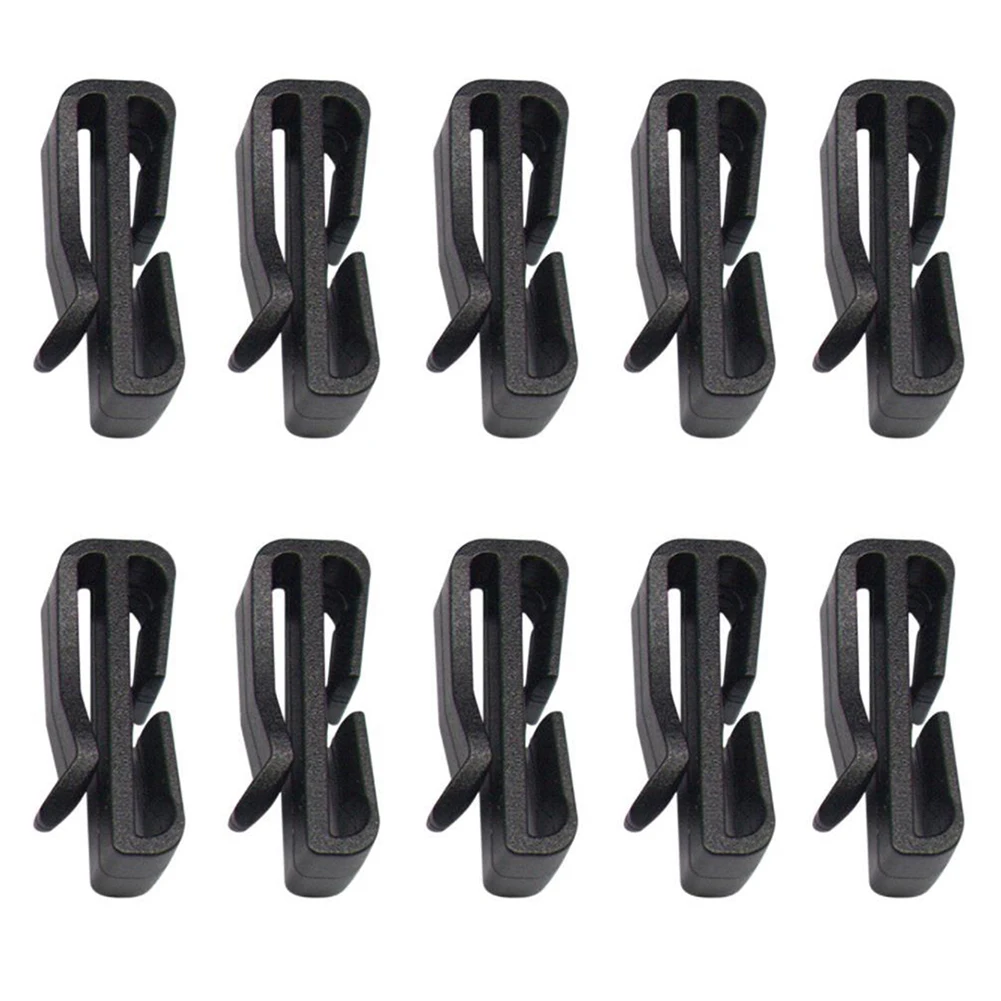 

10pcs Ski Helmet Mask Holder Multipurpose Non Slip Molle Hook Clips for Outdoor Cycling Skiing Climbing Mountaineering