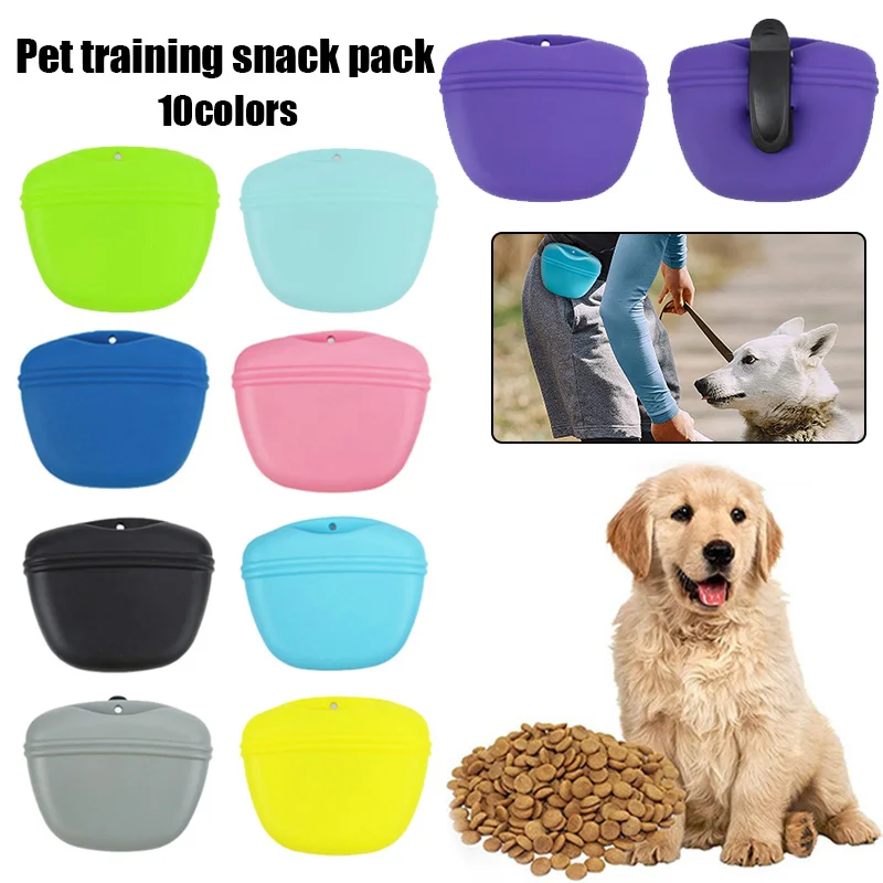 

Pet Dog Feeder Storage Collapsible Puppy Snack Package Portable Dog Food Container Puppy Outdoor Travel Camping Pet Accessories