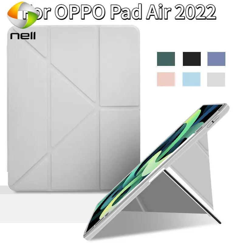 

Складной умный чехол для OPPO Pad Air 2022 OPD2102A с держателем для карандашей, умный автоматический режим сна и пробуждения