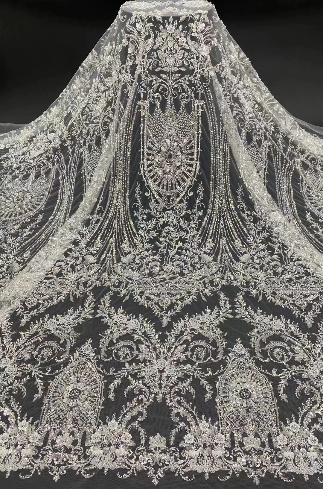 

N2024 африканские вышитые блестки высокого качества с великолепным узором из бисера сетчатая ткань ФРАНЦУЗСКИЙ Тюль сетчатая ткань для шитья...