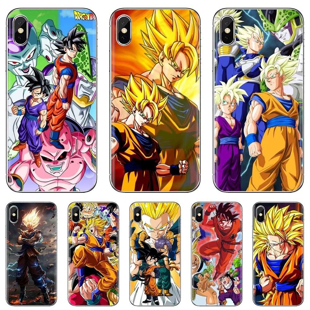 Goku мультфильм комикс аксессуары чехол для Huawei P50 P30 P40 P20 P8 P9 P10 Lite Pro 2016 2017 P Smart Plus 2019 |