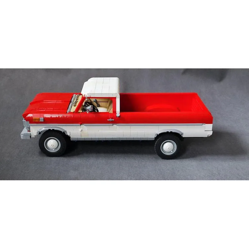 Детали для сборки суперкара MOC-136887 F100 1972 сращивающийся строительный блок модель