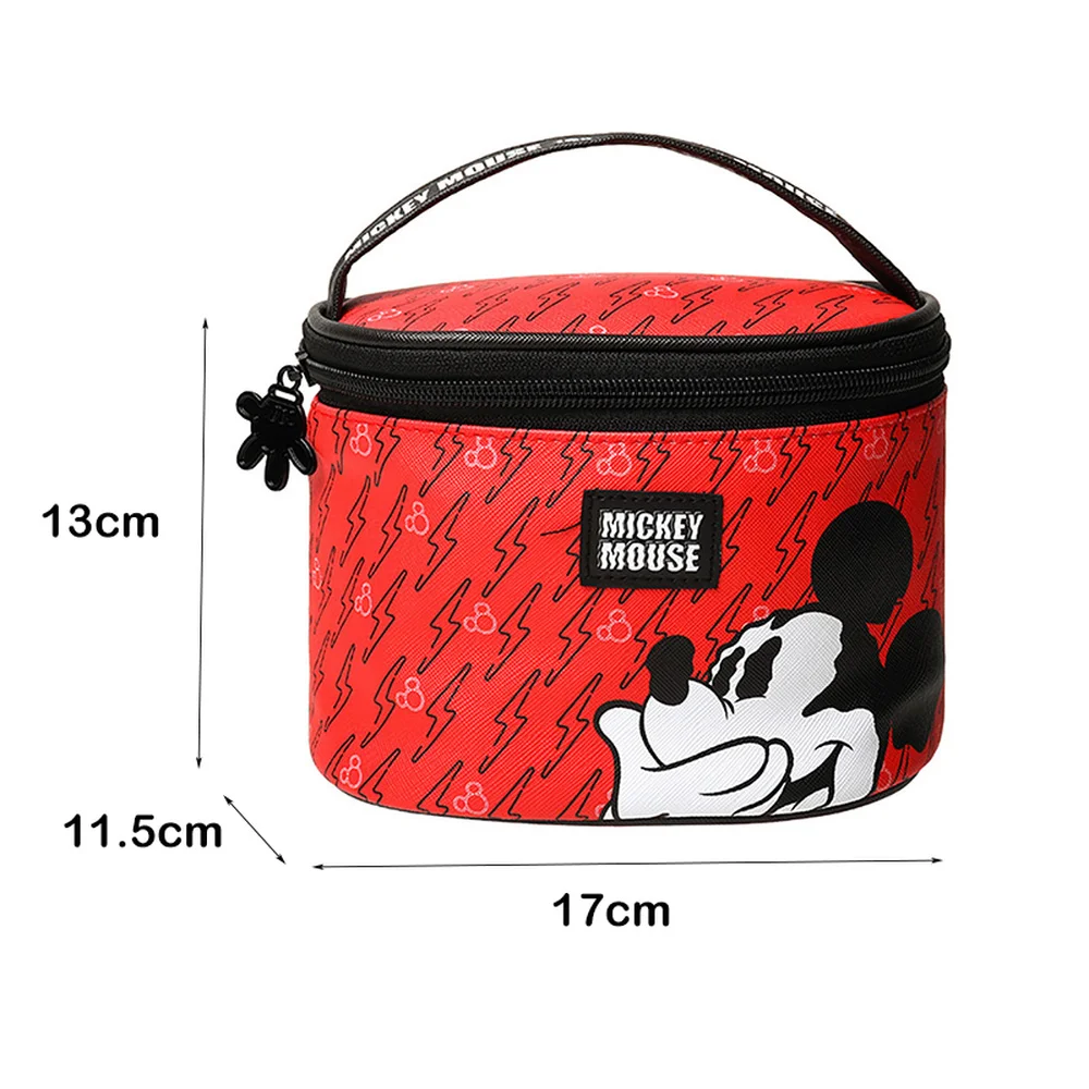 Disney Mickey Mouse Cosmetic Bag for Women Girl Portable Storage Makeup Bag Large Capacity Waterproof Purse Girlfriend Gift
