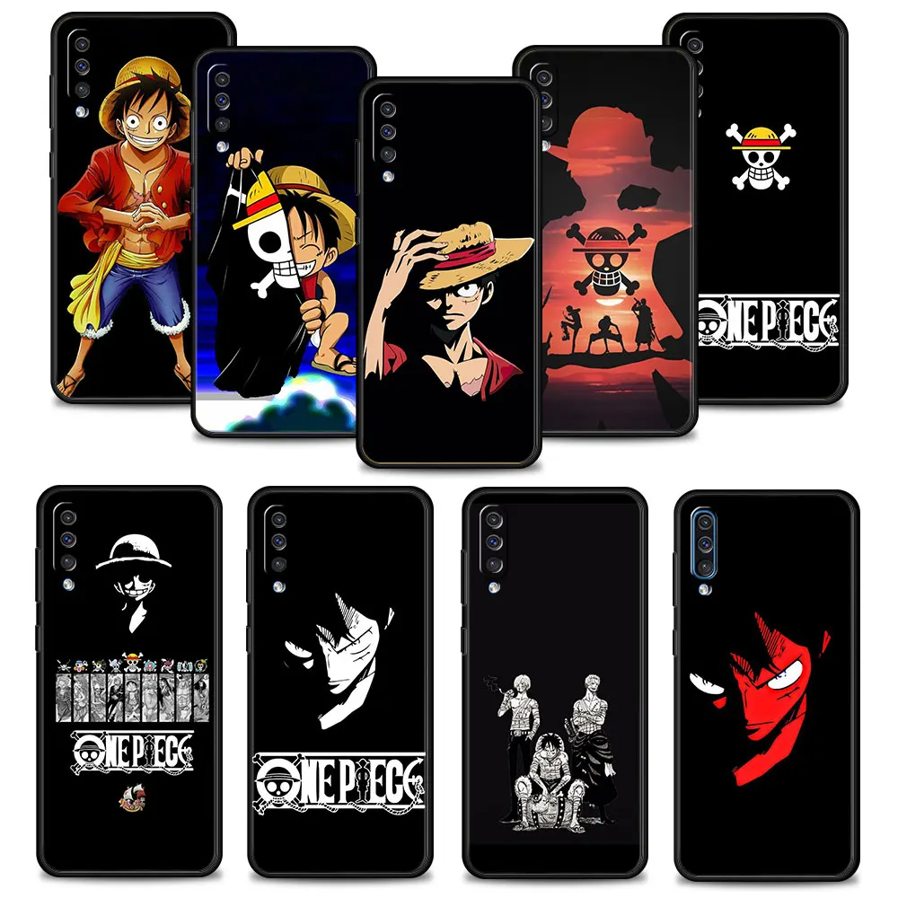 

One Piece Luffy Anime Case For Samsung Galaxy A50 A70 A42 A10s A01 A03s A20e A20s M52 M31 M30s M51 Note 20Ultra 10 Plus Fundas