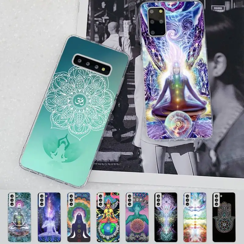 

Yinuoda Mandala Chakra Insist Yoga Phone Case for Samsung S21 A10 for Redmi Note 7 9 for Huawei P30Pro Honor 8X 10i cover