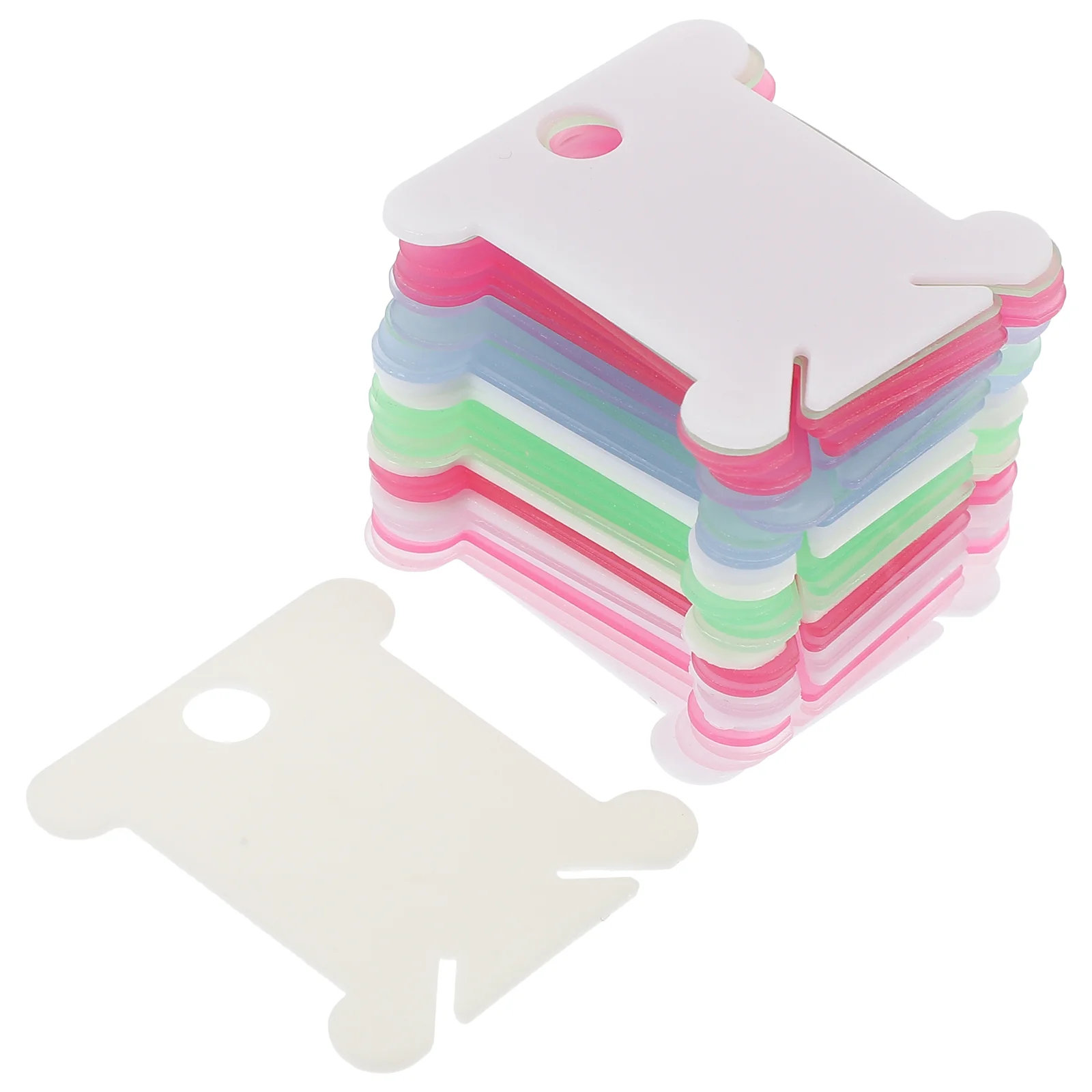 

200Pcs Embroidery Floss Case Cross Stitch Supplies Cross Stitch Box Thread Wind Board