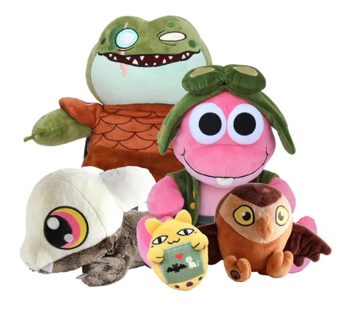 

The Owl Cos House Stringbean Cosplay Plush Toys King Plush Cartoon Soft Stuffed Dolls Mascot Costume Halloween Xmas Gift for Kid