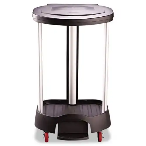 

Polypropylene, Aluminum Linen Hamper , Black