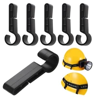 quality easy to install accessories non slip safety helmet headlight helmet mount hooks headlight fixing helmet clip