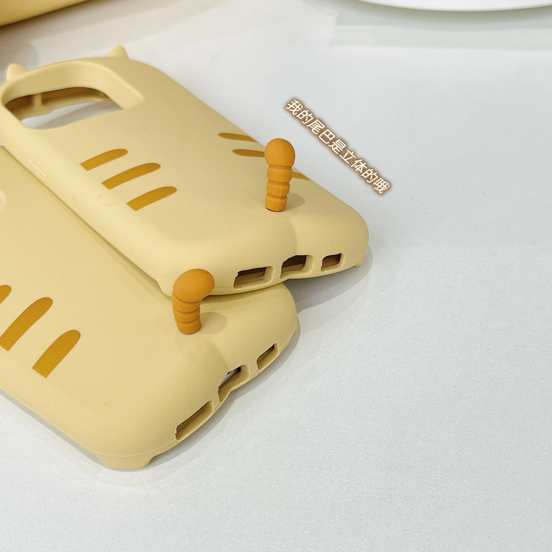 Чехол для телефона с 3D милым мультяшным котенком и котом iPhone 12 13 14 15 16 Pro Max мягкий