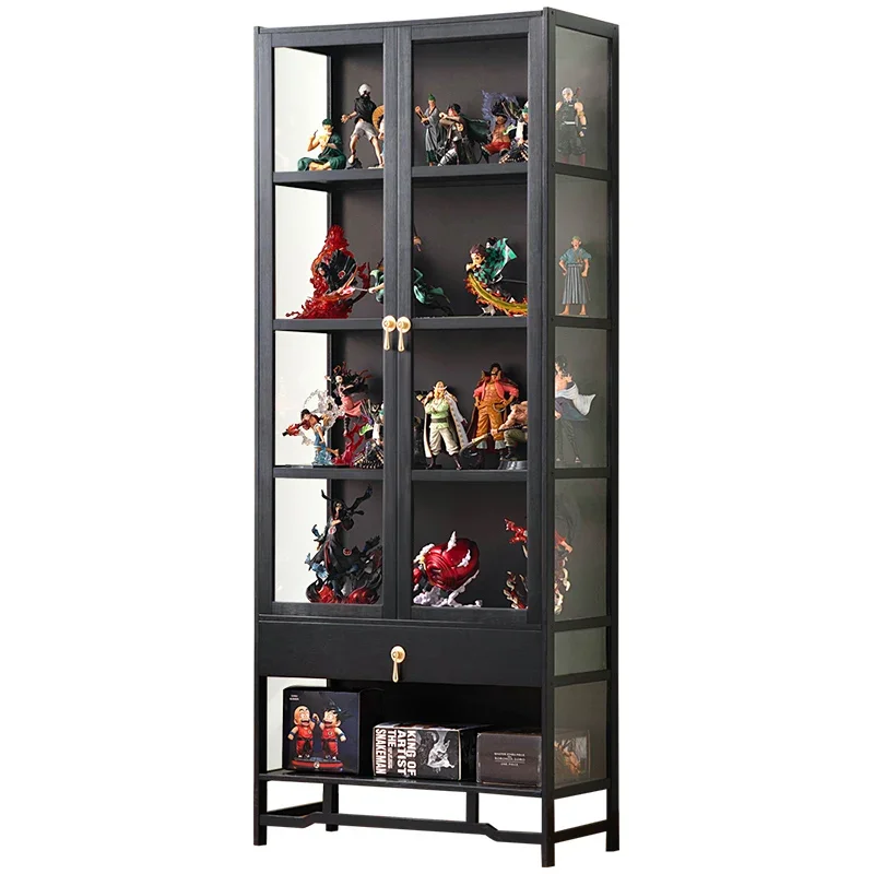 Витрина для фигурок акриловая прозрачная пылезащитная витрина ящик хранения в