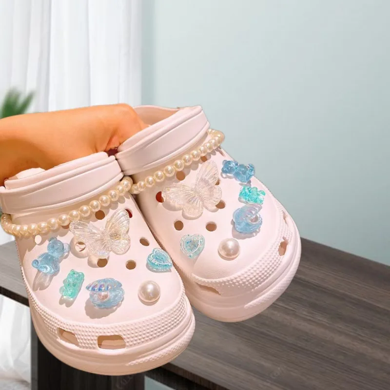 

All-match Cartoon Animal Flower Shoe Charms for Croc Fashion Lovely Pig Dog Croc Charms Designer New Quality Sandals Accessories