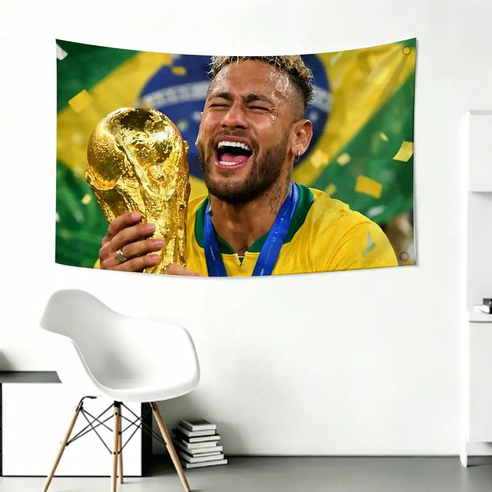 Флаги F-Footballer N-neymar J-jr, настенный декоративный баннер для спальни, дома, улицы (art.: 3920dba50ceda) - 3920dba50ceda
