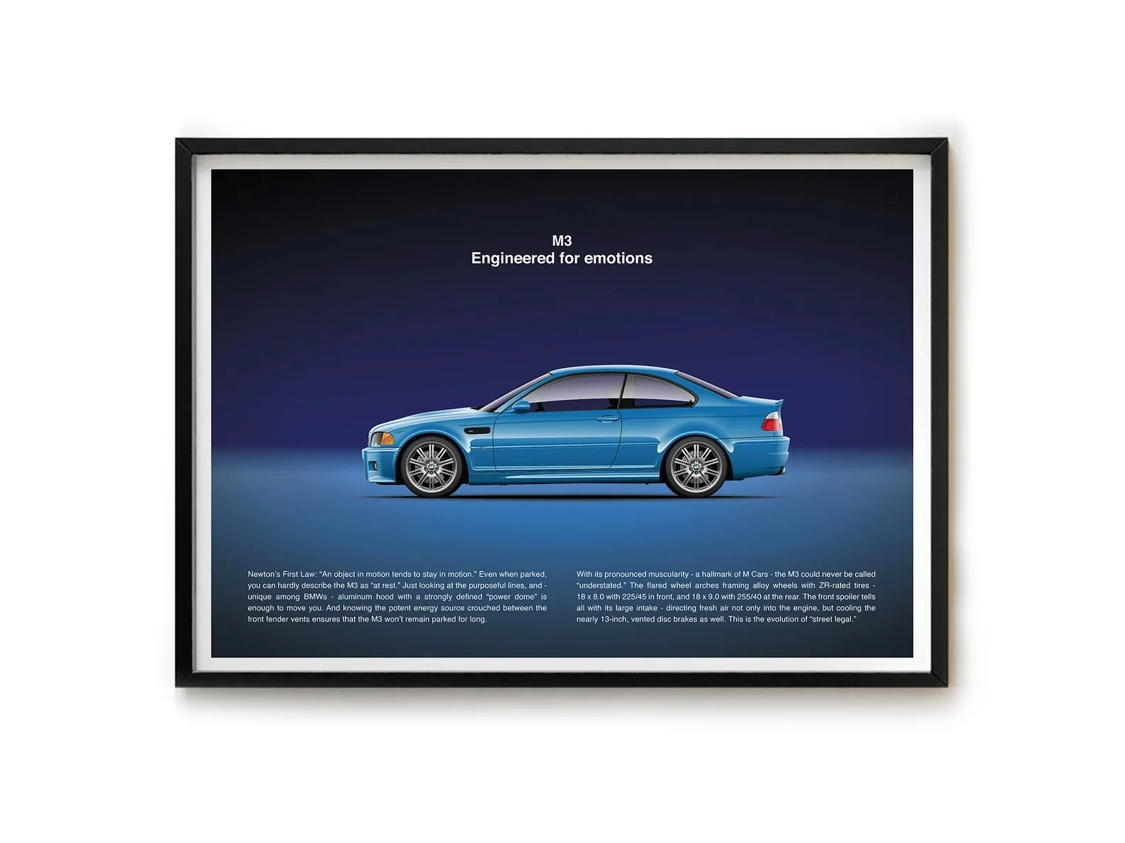 Постер F1 гоночный автомобиль эстетика спортивный GTR 911 моторная живопись