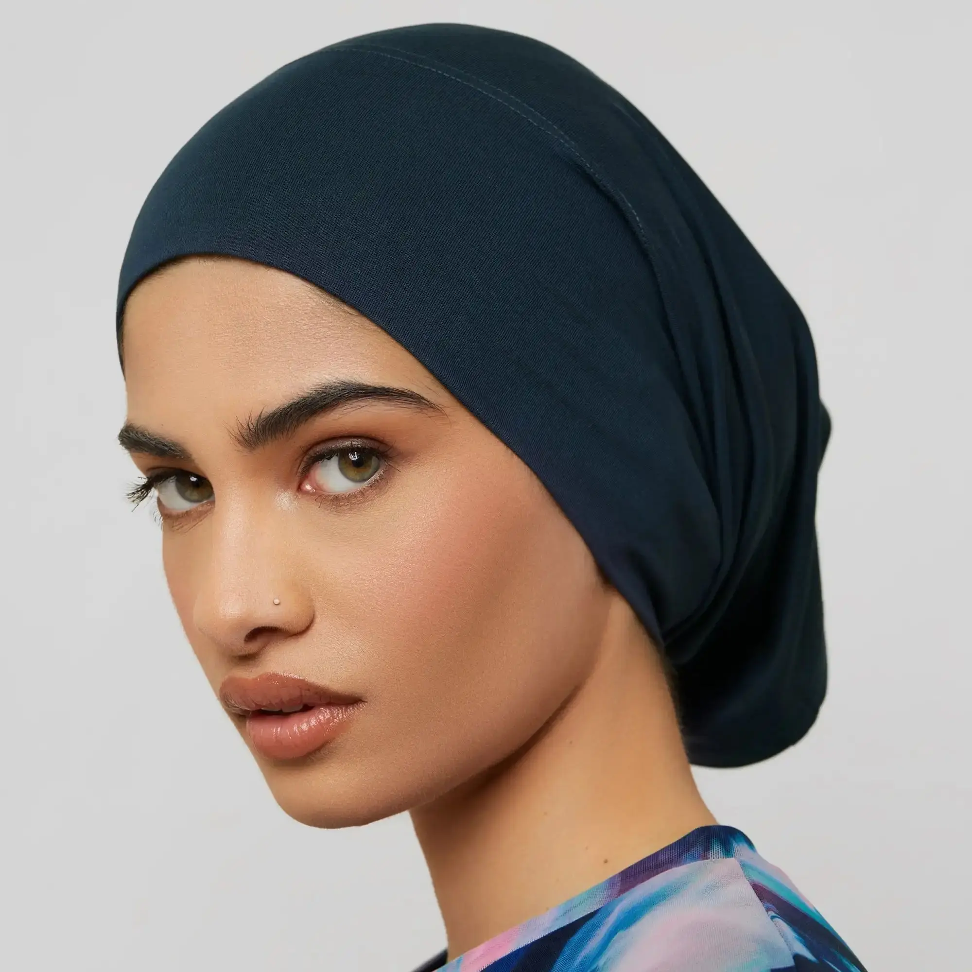 Рамадан мусульманский женский под шарф стрейчевая трикотажная ткань головные