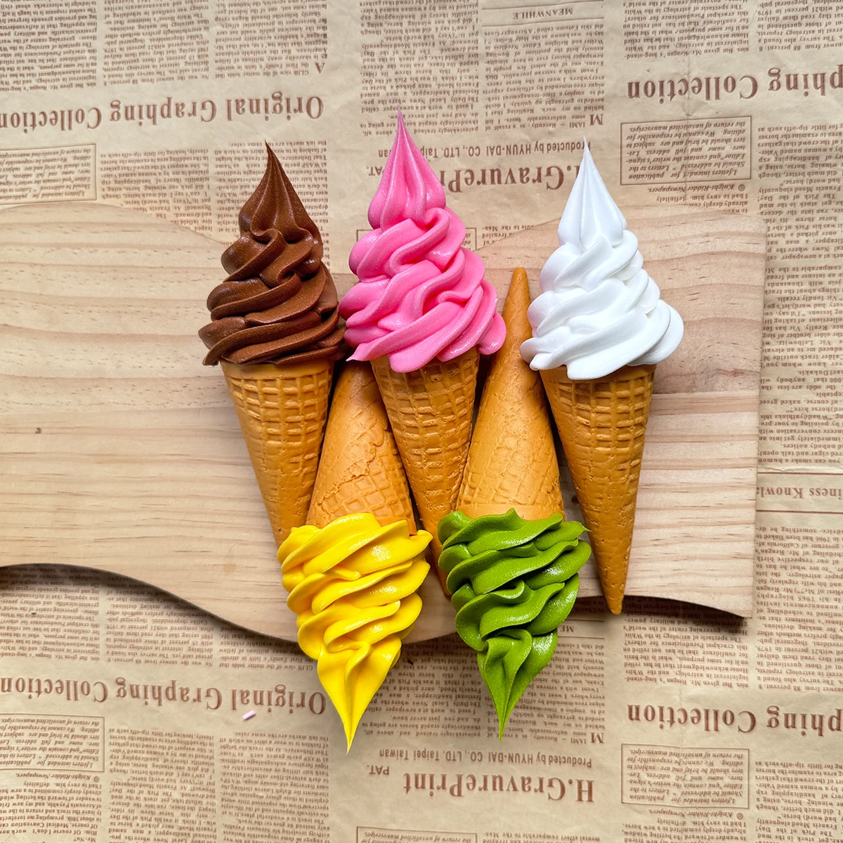 Имитация мороженого искусственное реалистичное мороженое модель еды для дома