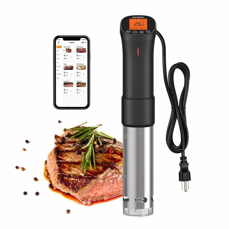 INKBIRD Sous Vide Cooker,Wi-Fi Sous Vide Machine Precision Cooker,1000W Immersion Circulator With Recipes,Timer,Touch LCD Screen enlarge