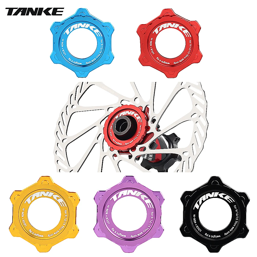 

TANKE Bike Hub Center Lock To 6 Hole Adapter Middle Lock Conversion Seat 6 Bolt Rotor Disc Brake Cycling Mountain Bicycle Hubs