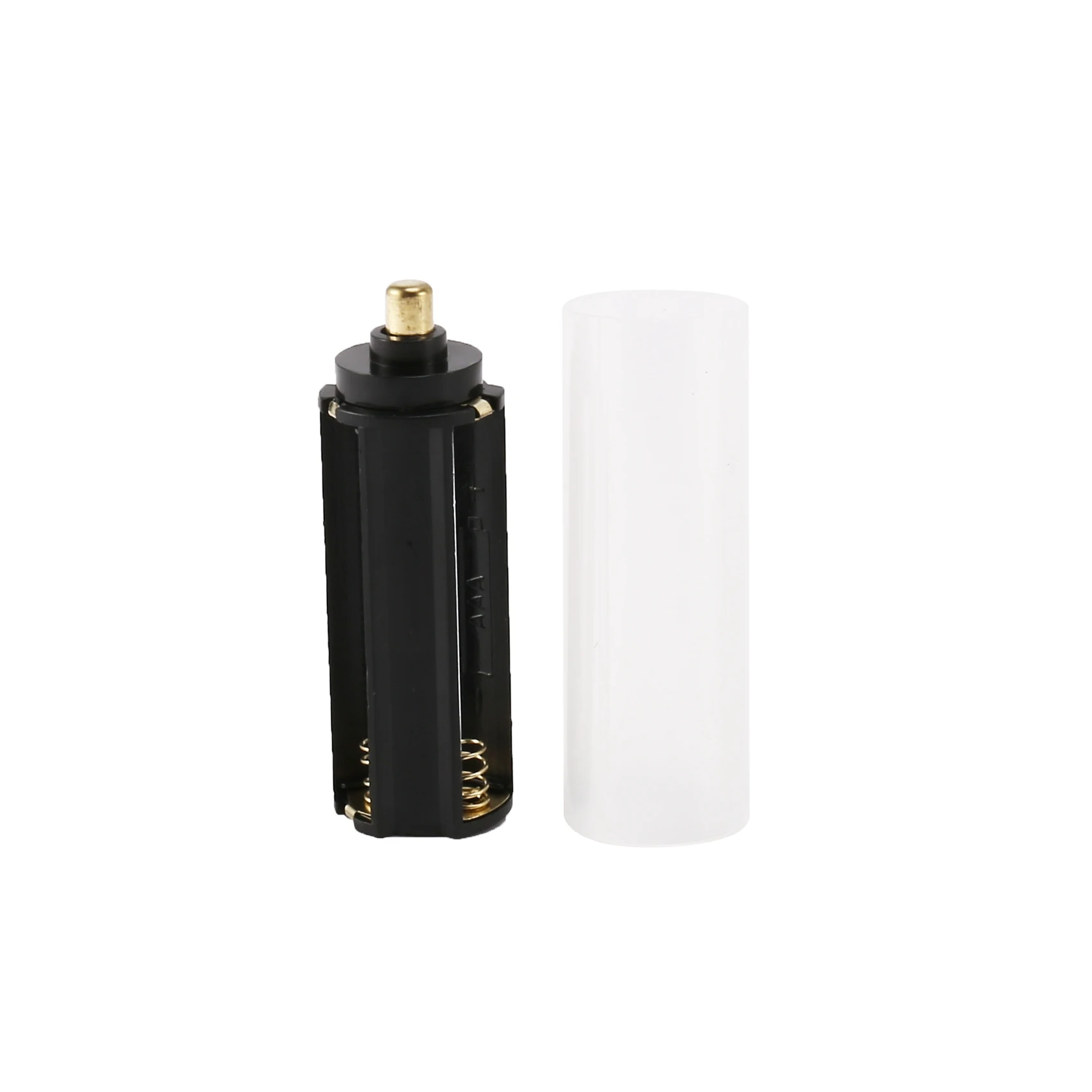 

New 1PCS 18650 Battery Tube + 1PCS AAA Battery Holder for Flashlight Torch Lamp