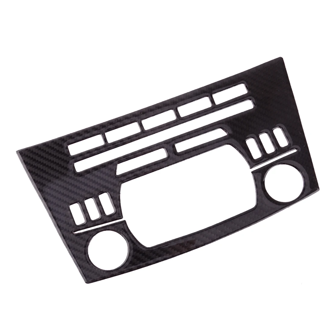 

Black Carbon Fiber Car Front Console Interior AC CD Switch Frame Cover Trim Fit for Mazda 3 2010 2011 2012 2013 LHD