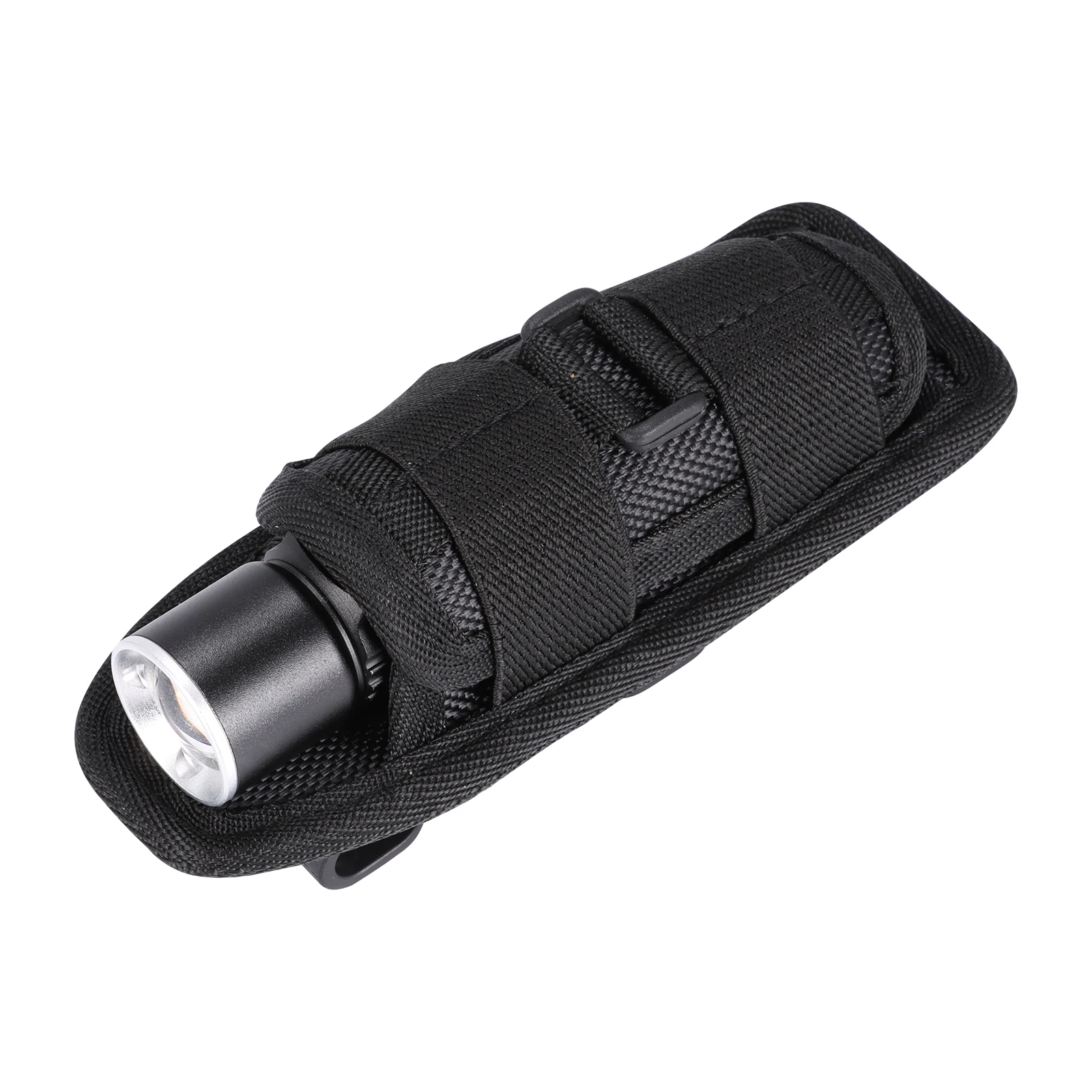 

Tactical Flashlight Pouch Torch Holder With 360 Degree Rotatable Belt Clip Flashlight Holster Belt Hunting Outdoor Accessories