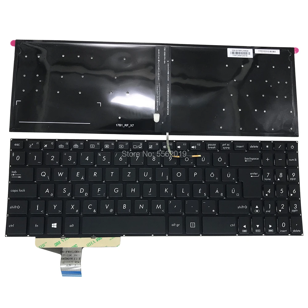 

Клавиатура с подсветкой для ASUS Vivobook X580 N580 X580VN N580VD N580GD 5605TA00 5605TU00