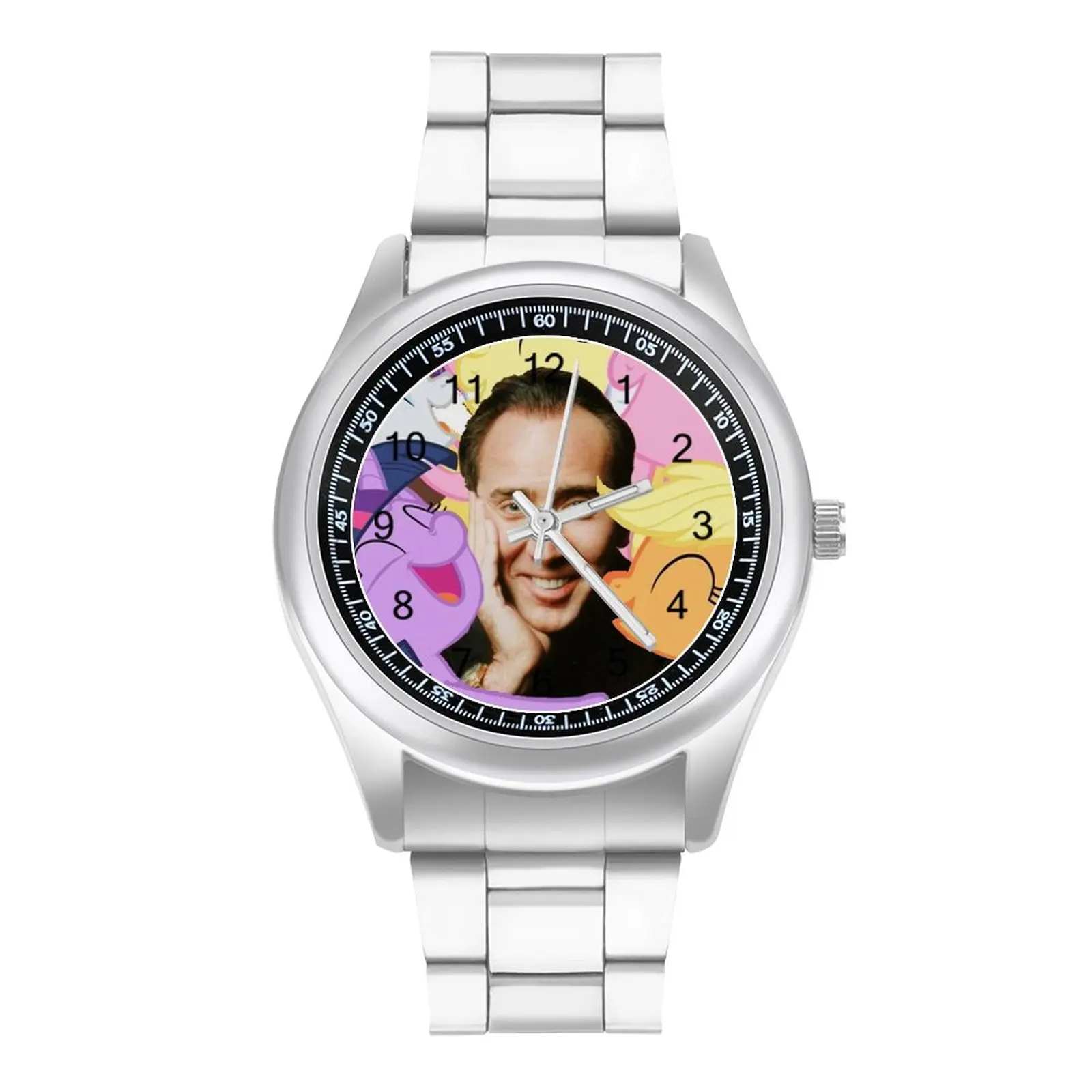 

Nicolas Cage And His Girls Quartz Watch Celebrity Spring Stylish Wrist Watch Steel Design New Woman Wristwatch