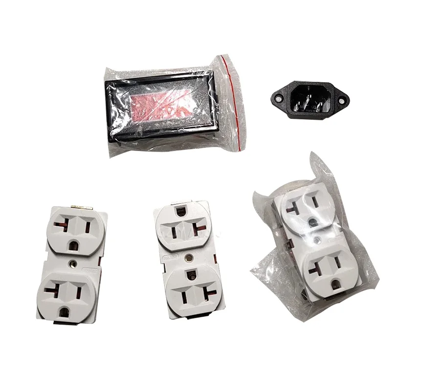 Стандартная розетка стандарта США 6 бит с дисплеем напряжения