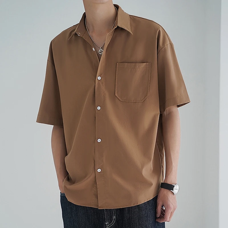 

Summer Shirt Men Casual Shirts for Men 2022 White Shirt Men Summer Shirt Men Short Sleeve Shirt Summer Clothes for Men Vintage
