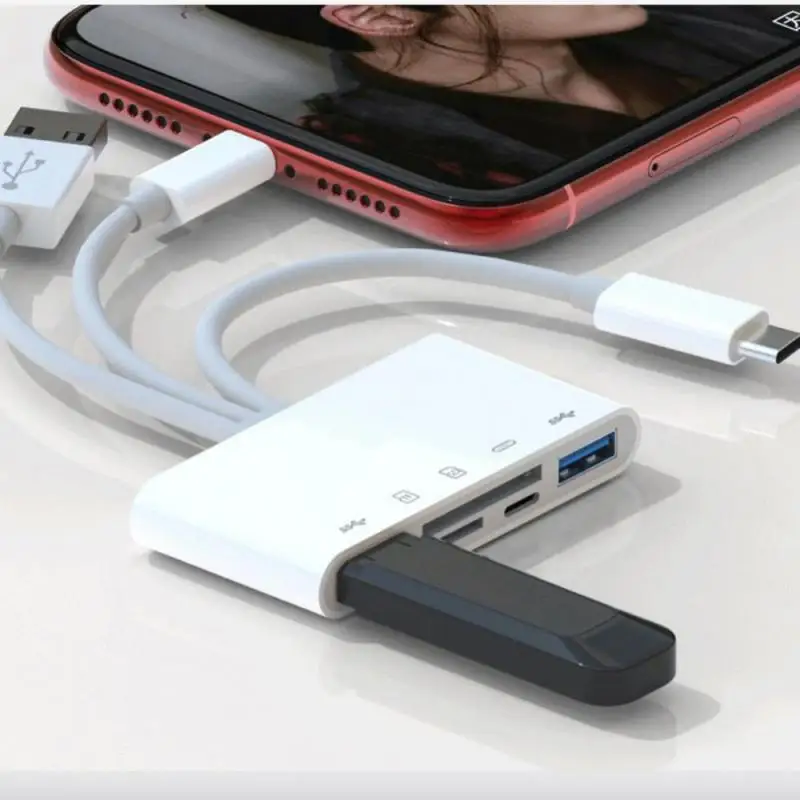 

OTG USB Camera Multimemory Adapter For Lightning To Micro SD TF Card Reader Kit For Iphone Ipad For Apple Ios 13 Converter New