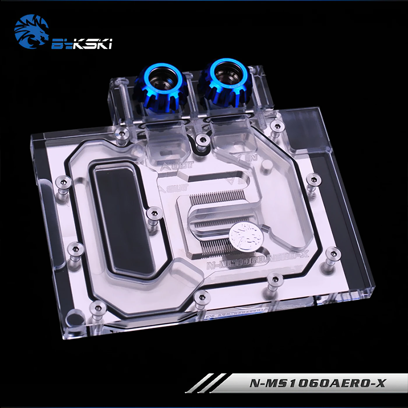 Блок жидкостного охлаждения графического процессора Bykski для MSI GTX1060 Aero ITX N-MS1060AERO-X
