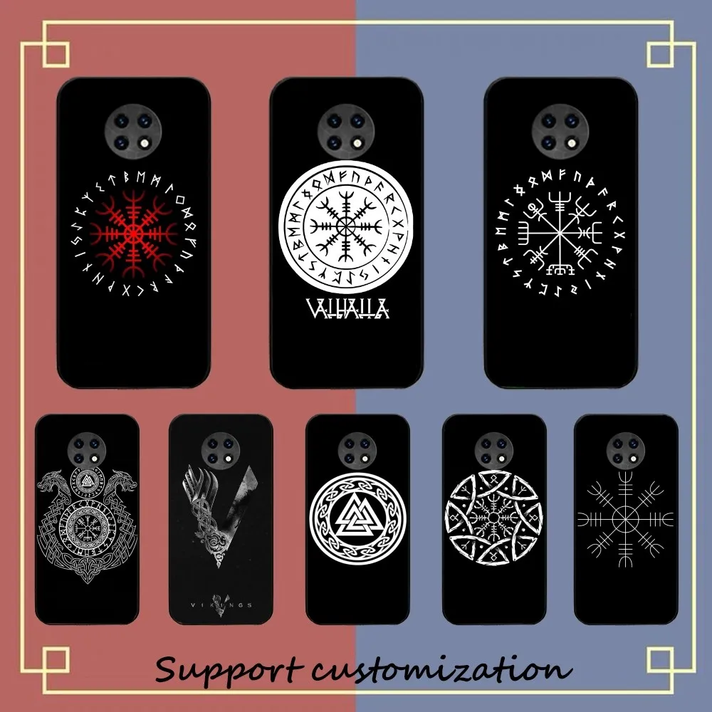 Чехол для телефона с логотипом Viking Vegvisir Redmi 5 6 7 8 9 10 Plus Pro A GO K20 K30 K40 F3 Fundas