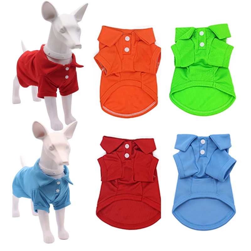 

Dog T-shirt Solid Color Pets Dogs Clothing for Small Medium Dog Clothes Chihuahua Puppy Clothes for Dogs Vest Ropa Para Perro
