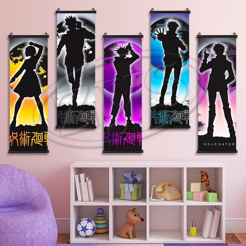 

Настенное художественное оформление, картина джутсу кайсена, HD печать, годзо Сатору, Висячие свитки, аниме, холст, картина, плакат, модульный...
