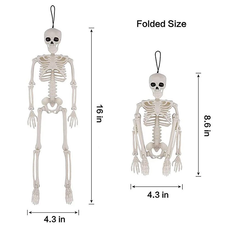 Скелет человека в форме на Хэллоуин 40 см