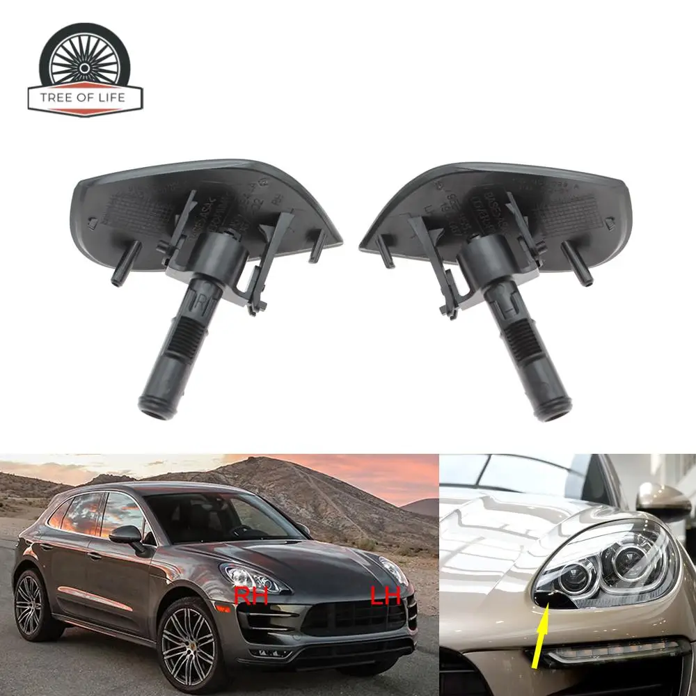 Форсунка омывателя переднего бампера для Porsche MACAN 95B 2014 2015 2016 2017 2018 95B955284A 95B955100A