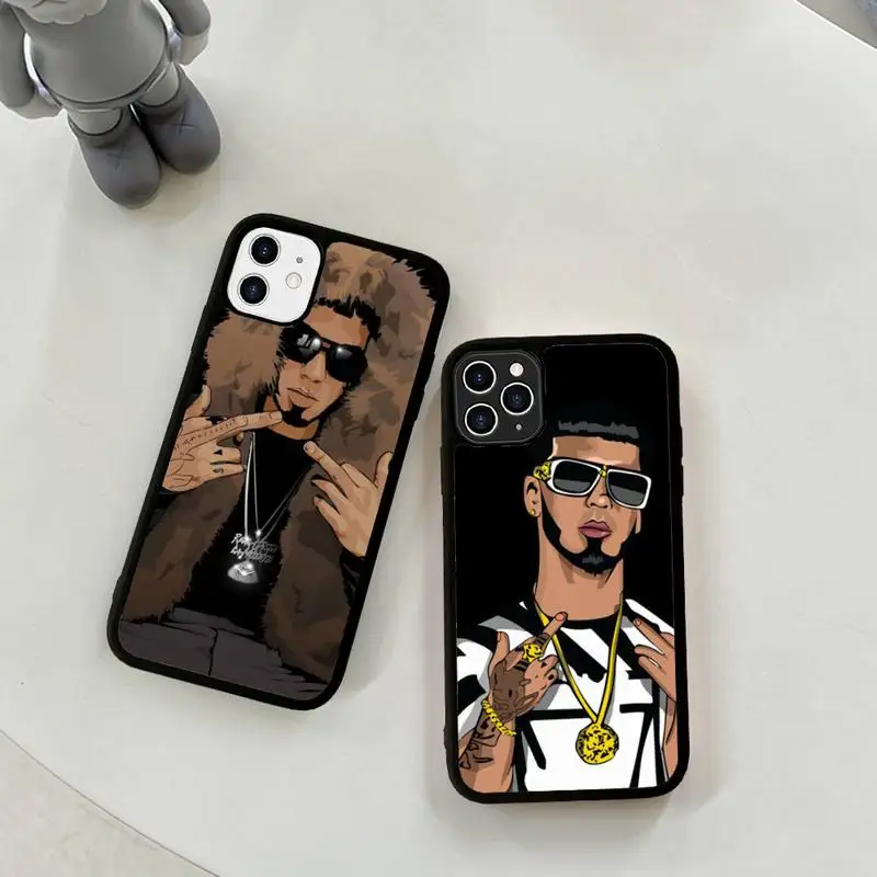 

Rapper Anuel AA Real Hasta La Muerte Phone Case Silicone PC+TPU Case for iPhone 11 12 13 Pro Max 8 7 6 Plus X SE XR Hard Fundas
