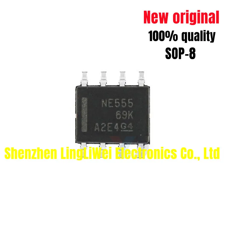 20 шт./лот новые NE555 NE555P NE555N 555 таймеры DIP-8 8-контактные DIP Розетки/SOP-8 SMD NE555DR