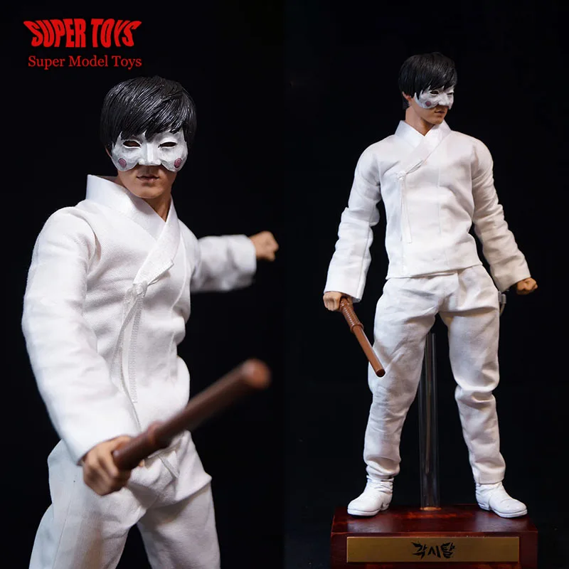 

KUMIK KMF23-TAL006 1/6 Scale Full Set Male Soldier Korean Movie Bridal Mask Warrior Model 12 Inches Collectible Action Figure