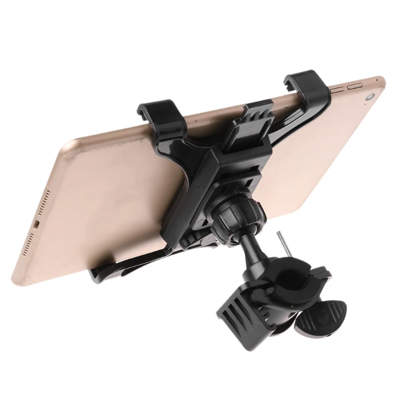 2022 New Music Microphone Stand Holder Mount Tablet Pad Air Tab 7 to 11inch 360° Swivel Stand Bike Gym Handlebar Mount images - 6