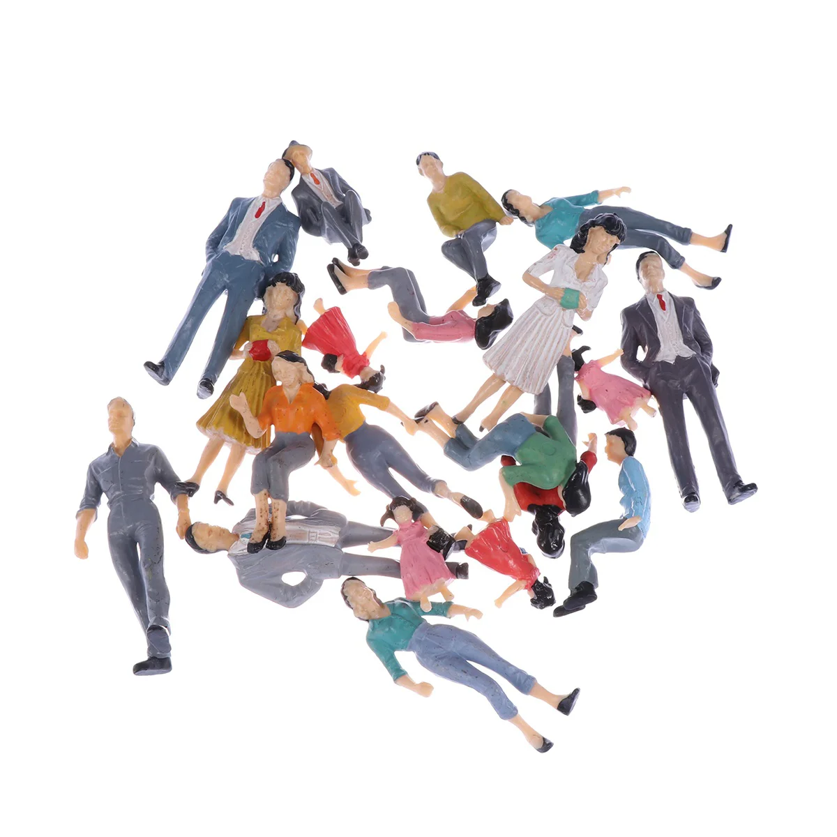 

People Painted Figures Miniature Figurines Tiny Multicolormoulds Figurinemini Mold Figureminiatures Citymodelscenes Trains
