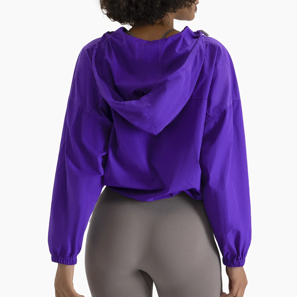 Новая свободная куртка для бега на молнии с капюшоном Женская толстовка длинным