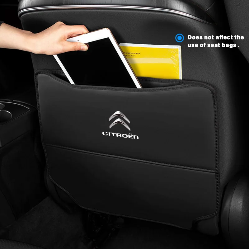 

The Latest Car Seat Back Full-body Skirting Boards Items Leather Scratch Mat For Citroen C4 C3 C5 C1 C2 Berlingo Elysee Cactus P